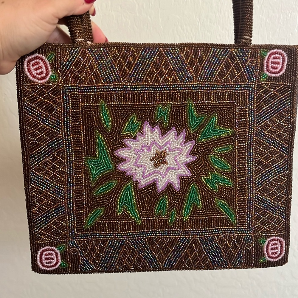 Vintage beaded handbag